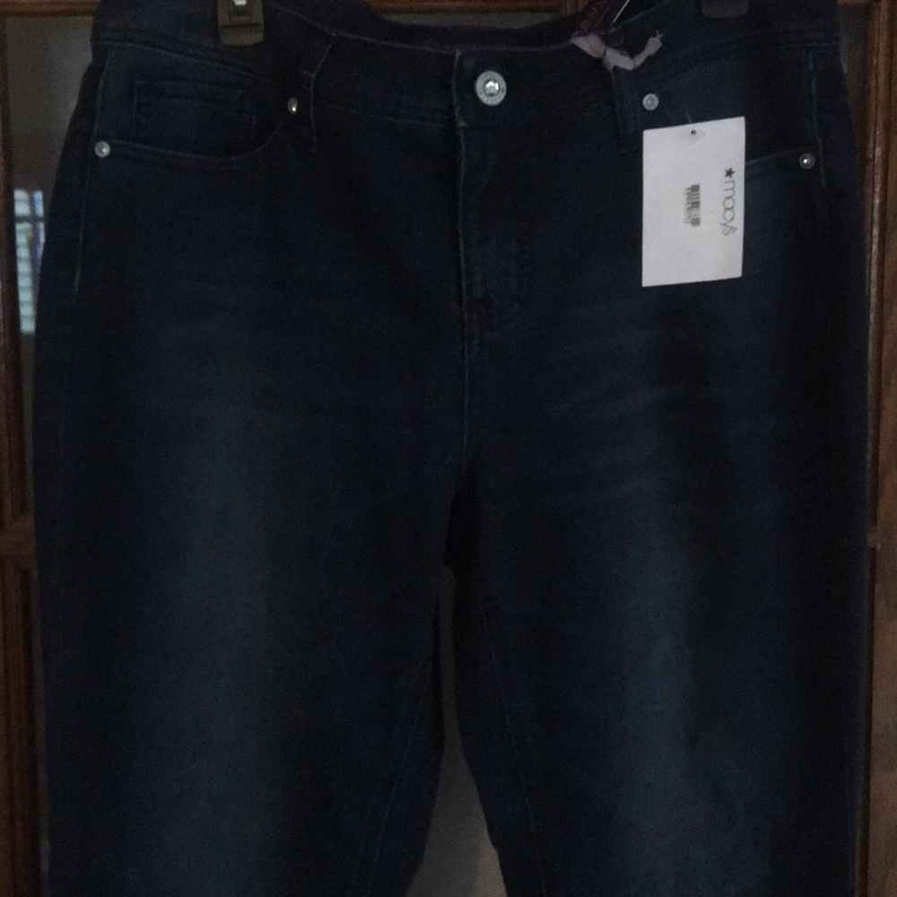 Hydraulic denim jeans